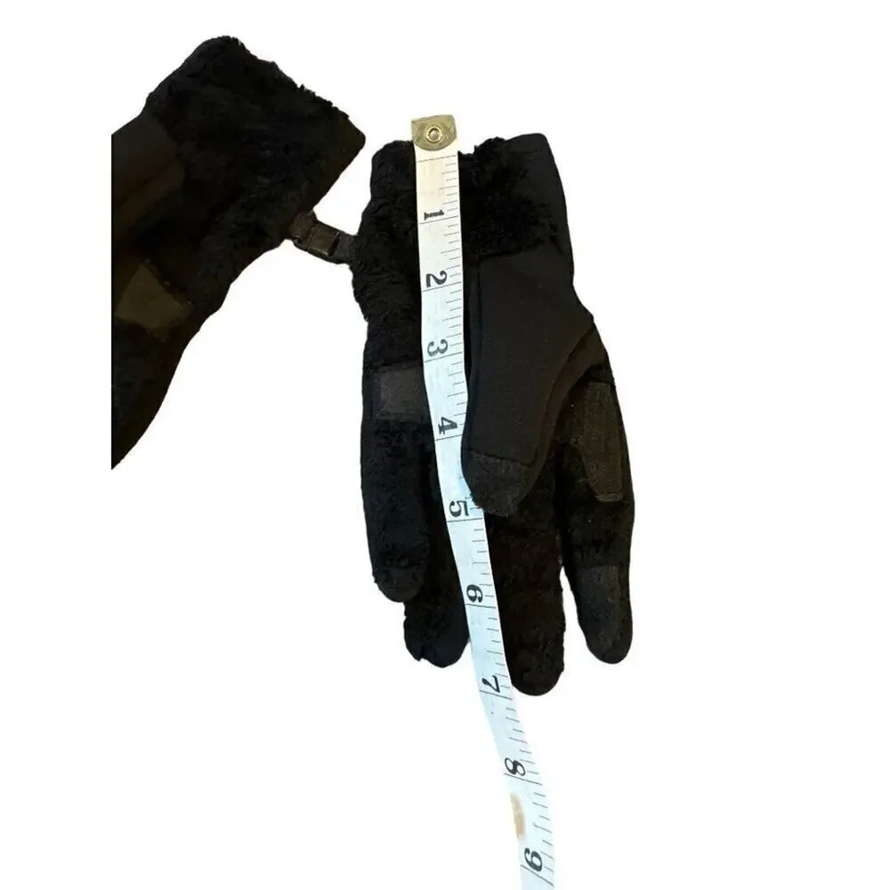 Head Childs Black Fleece Quiled Gloves Size Medium